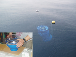 海流調査のための漂流実験